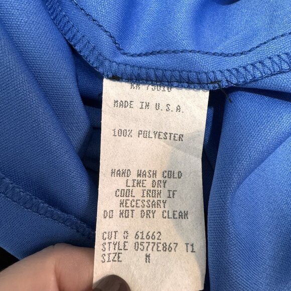 Vtg 90s Y2K City Studio Dress M Formal Sequin Fairy Whimsigoth Black Blue Empire - Picture 8 of 9